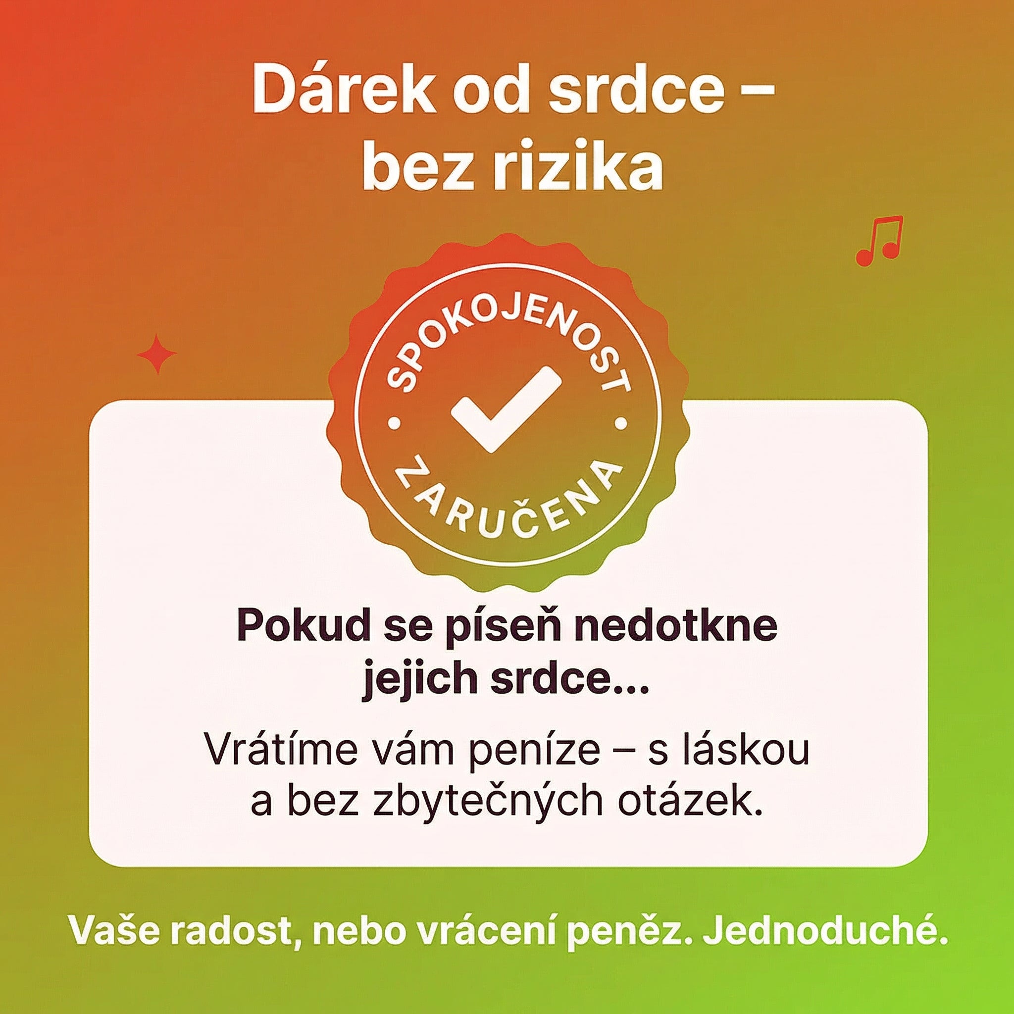 Tvůj příběh v hudbě – Zaručené emoce